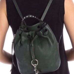 Rebecca Minkoff Blyth Green Leather Backpack
